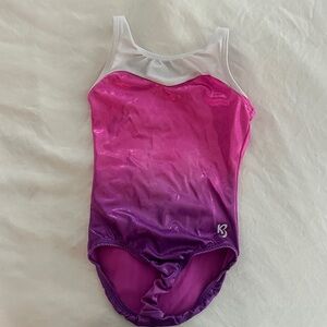 Pink and Purple Gradient Leotard